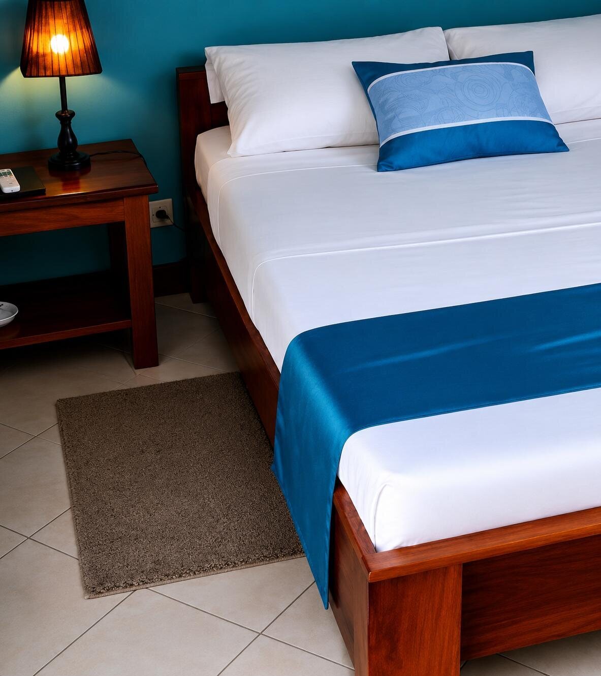 Chambre de l’Hôtel Fleuri à Toamasina